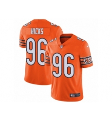 Chicago Bears #96 Akiem Hicks Vapor Untouchable Limited Orange Rush NFL Jersey