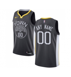 Golden State Warriors Customized Authentic Black Basketball Jersey - Statement Edition