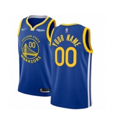 Golden State Warriors Customized Swingman Royal Finished Basketball Jersey - Icon Edition