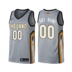 Cleveland Cavaliers Customized Authentic Gray Basketball Jersey - City Edition