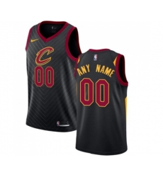 Cleveland Cavaliers Customized Swingman Black Alternate Basketball Jersey Statement Edition