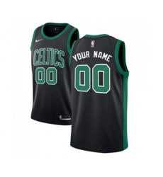 Boston Celtics Customized Swingman Black Basketball Jersey - Statement Edition