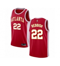Atlanta Hawks #22 Cam Reddish Authentic Red Basketball Jersey Statement Edition