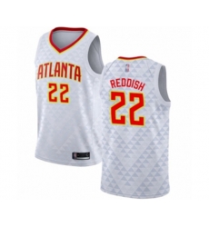 Atlanta Hawks #22 Cam Reddish Authentic White Basketball Jersey - Association Edition