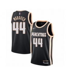 Atlanta Hawks #44 Pete Maravich Swingman Black Basketball Jersey - 2019-20 City Edition