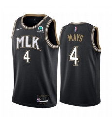 Nike Hawks #4 Skylar Mays Black NBA Swingman 2020-21 City Edition Jersey