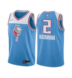 Sacramento Kings #2 Mitch Richmond Swingman Blue NBA Jersey - City Edition