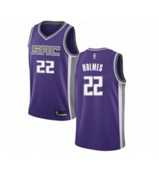 Sacramento Kings #22 Richaun Holmes Swingman Purple Basketball Jersey - Icon Edition