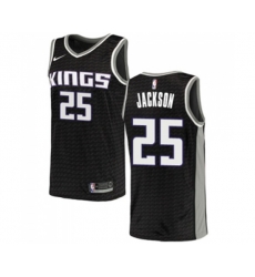 Sacramento Kings #25 Justin Jackson Swingman Black NBA Jersey Statement Edition