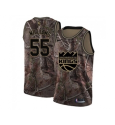 Sacramento Kings #55 Jason Williams Swingman Camo Realtree Collection Basketball Jersey