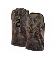 Portland Trail Blazers #2 Gary Trent Jr. Swingman Camo Realtree Collection Basketball Jersey