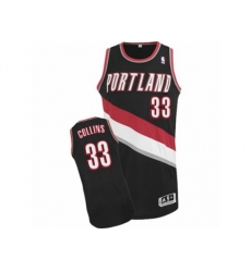 Portland Trail Blazers #33 Zach Collins Swingman Black Road NBA Jersey