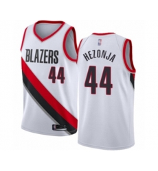 Portland Trail Blazers #44 Mario Hezonja Swingman White Basketball Jersey - Association Edition