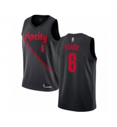 Portland Trail Blazers #6 Jaylen Hoard Swingman Black Basketball Jersey - 2018-19 City Edition