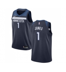 Minnesota Timberwolves #1 Tyus Jones Swingman Navy Blue Road NBA Jersey - Icon Edition