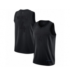 Minnesota Timberwolves #4 Jaylen Nowell Swingman Black MVP Basketball Jersey