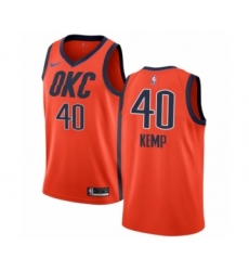 Oklahoma City Thunder #40 Shawn Kemp Orange Swingman Jersey - Earned Edition