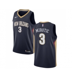 New Orleans Pelicans #3 Nikola Mirotic Swingman Navy Blue NBA Jersey - Icon Edition