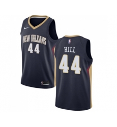 New Orleans Pelicans #44 Solomon Hill Swingman Navy Blue Road NBA Jersey - Icon Edition