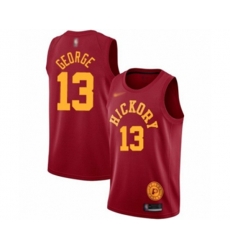 Indiana Pacers #13 Paul George Swingman Red Hardwood Classics Basketball Jersey