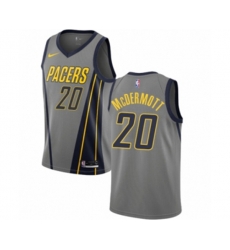 Indiana Pacers #20 Doug McDermott Authentic Gray NBA Jersey - City Edition