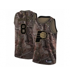 Indiana Pacers #8 Justin Holiday Swingman Camo Realtree Collection Basketball Jersey