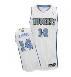 Denver Nuggets #14 Gary Harris Authentic White Home NBA Jersey