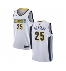 Denver Nuggets #25 Malik Beasley Swingman White NBA Jersey - Association Edition