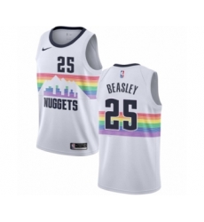 Denver Nuggets #25 Malik Beasley Swingman White NBA Jersey - City Edition