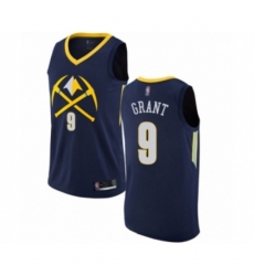 Denver Nuggets #9 Jerami Grant Swingman Navy Blue Basketball Jersey - City Edition