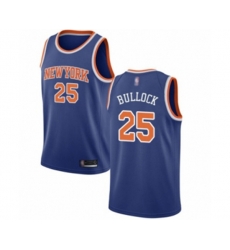 New York Knicks #25 Reggie Bullock Swingman Royal Blue Basketball Jersey - Icon Edition