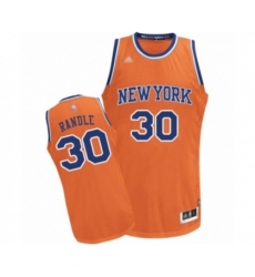 New York Knicks #30 Julius Randle Swingman Orange Alternate Basketball Jersey