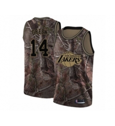 Los Angeles Lakers #14 Danny Green Swingman Camo Realtree Collection Basketball Jersey