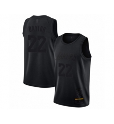 Los Angeles Lakers #22 Elgin Baylor Swingman Black MVP Basketball Jersey