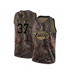 Los Angeles Lakers #37 Kostas Antetokounmpo Swingman Camo Realtree Collection Basketball Jersey