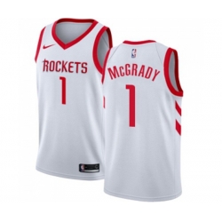 Houston Rockets #1 Tracy McGrady Swingman White Home NBA Jersey - Association Edition