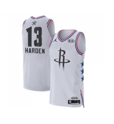 Houston Rockets #13 James Harden Authentic White 2019 All-Star Game Basketball Jersey