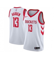 Houston Rockets #13 James Harden Swingman White Home Basketball Jersey - Association Edition