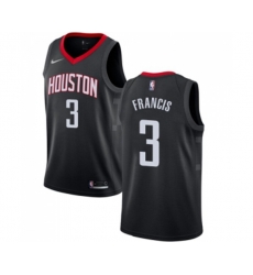 Houston Rockets #3 Steve Francis Swingman Black Alternate NBA Jersey Statement Edition