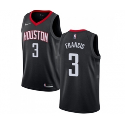 Houston Rockets #3 Steve Francis Swingman Black Alternate NBA Jersey Statement Edition