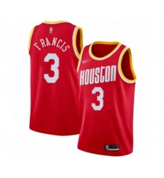 Houston Rockets #3 Steve Francis Swingman Red Hardwood Classics Finished Basketball Jersey
