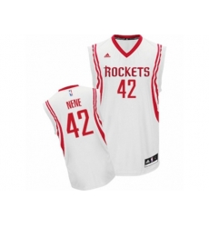 Houston Rockets #42 Nene Swingman White Home NBA Jersey