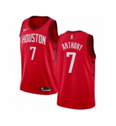 Houston Rockets #7 Carmelo Anthony Red Swingman Jersey - Earned Edition