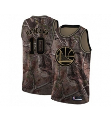 Golden State Warriors #10 Tim Hardaway Swingman Camo Realtree Collection Basketball Jersey