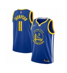 Golden State Warriors #11 Klay Thompson Swingman Royal Finished Basketball Jersey - Icon Edition
