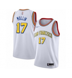 Golden State Warriors #17 Chris Mullin Authentic White Hardwood Classics Basketball Jersey - San Francisco Classic Edition