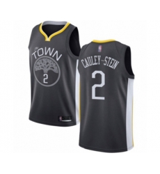 Golden State Warriors #2 Willie Cauley-Stein Swingman Black Basketball Jersey - Statement Edition