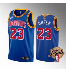 Golden State Warriors #23 Draymond Green 2022 Royal NBA Finals Stitched Jersey