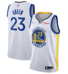 Golden State Warriors #23 Draymond Green 2022 White 75th Anniversary Stitched Jersey
