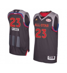 Golden State Warriors #23 Draymond Green Swingman Charcoal 2017 All Star Basketball Jersey